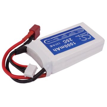 Li-Po Akku, 1000 mAh 11,1V 25C