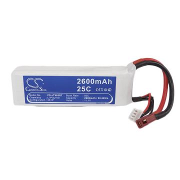 Li-Po Akku, 2600 mAh 11,1V 25C