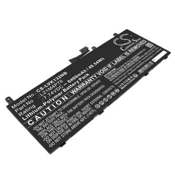 Lenovo kannettavan tietokoneen ThinkPad X13S GEN 1-21BX000EHV / ThinkPad X13S GEN 1-21BX000GSC yhteensopiva akku 6400mAh