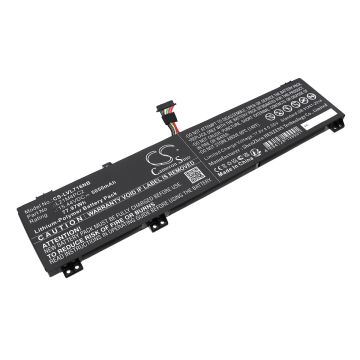 Lenovo kannettavan tietokoneen Legion 7 16IAX7 82TD0099MH / Legion 7 16IAX7 82TD001QMZ yhteensopiva akku 5050mAh