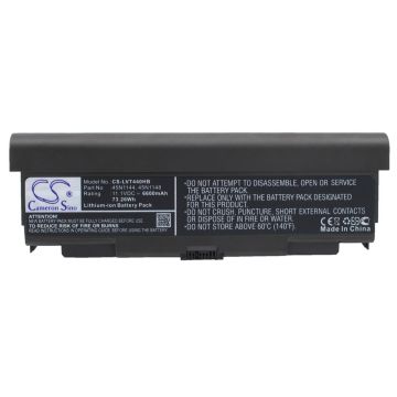 Lenovo kannettavan tietokoneen 20AT0019CD / ThinkPad L440 yhteensopiva akku 6600mAh