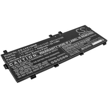 Lenovo kannettavan tietokoneen ThinkPad X13 Yoga G2 / ThinkPad X13 Yoga G2 20W80007Z yhteensopiva akku 4500mAh