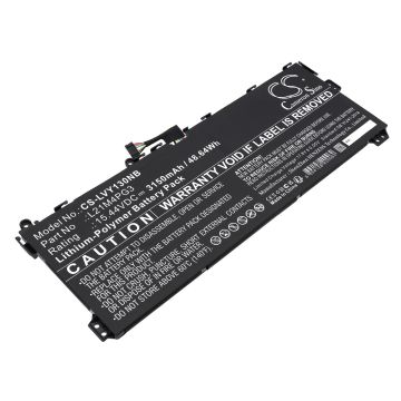 Lenovo kannettavan tietokoneen Yoga 13W yhteensopiva akku 3150mAh