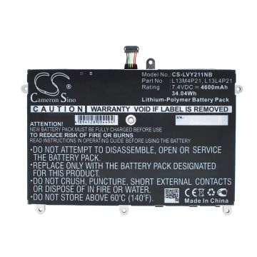 Lenovo Yoga 2 11, Yoga 2 11 11.6", Yoga 2 11-59417913 akku 4600 mAh