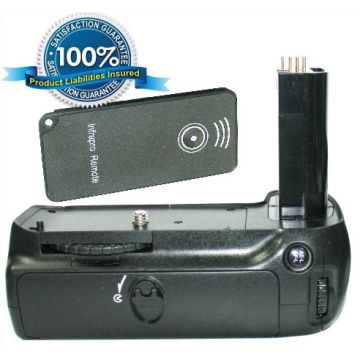 Nikon D80, D90 yhteensopiva akkukahva