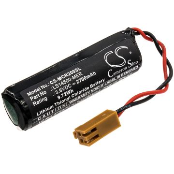 Mitsubishi PLC-laitteiden CR1 / CR2 yhteensopiva akku 2700mAh