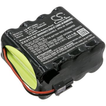 Martel tutkimuslaitteen BetaGauge 330 yhteensopiva akku 2000mAh