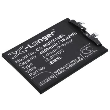 Redmi puhelimen K60 Pro / 22127RK46C yhteensopiva akku 4800mAh