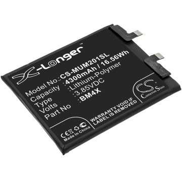 Xiaomi älypuhelinten M2011K2C / M2011K2G yhteensopiva akku 4300mAh