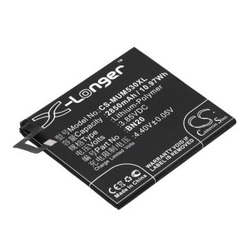 Xiaomi älypuhelinten 5C ( China Version ) / Meri ( China Version ) yhteensopiva akku 2850mAh
