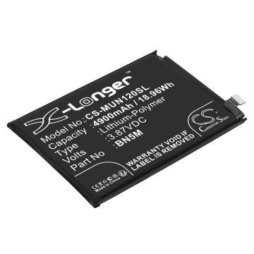 Redmi puhelimen Note 12 4G / 23028RA60L yhteensopiva akku 4900mAh