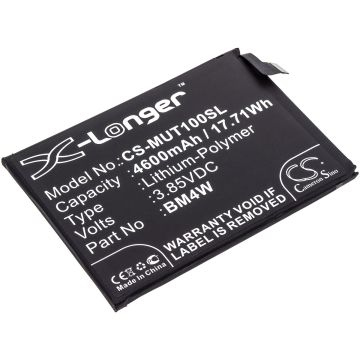 Redmi älypuhelinten M2007J17C / Note 9 Pro 5G yhteensopiva akku 4600mAh