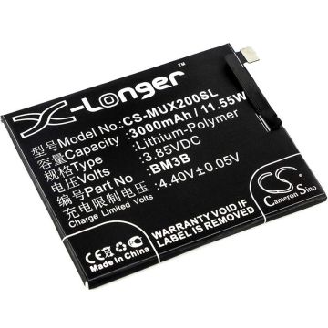 Xiaomi M1803D5XA, M1803D5XC, M1803D5XE akku 3000mAh