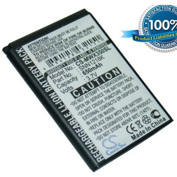 Cameron Sino tarvikeakku Motorola WX180, WX280, WX288, WX390, WX395 akku 650 mAh