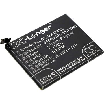 MeiZu Blue Charm Metal akku 3100mAh