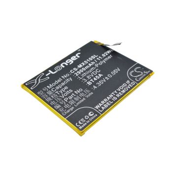 MeiZu M2 Note M571C, M2 Note M571H, M571C akku 2900mAh