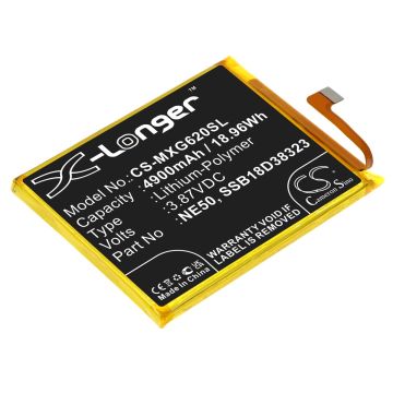 Motorola puhelimen Moto G52 / Moto G82 yhteensopiva akku 4900mAh