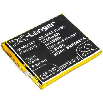 Motorola Moto Z Force 2nd, Moto Z Force 2nd gen, Moto Z2 Force akku 2700mAh