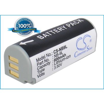 Canon NB-9L yhteensopiva akku 600 mAh