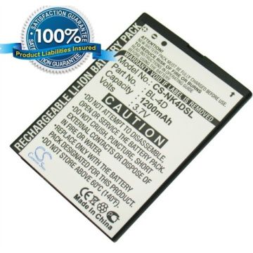 Nokia BL-4D yhteensopiva akku 950 mAh