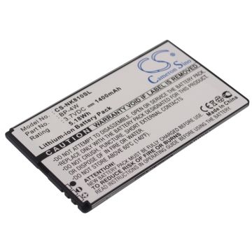 Nokia Lumia 810 - BP-4W yhteensopiva akku 1400 mAh