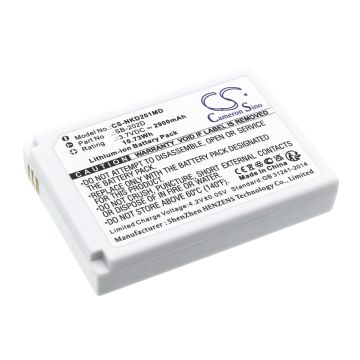 Nihon Kohden lääketieteellisen laitteen CardioAir ECG-2010 yhteensopiva akku 2900mAh