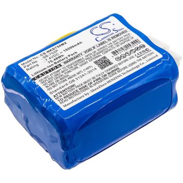 Nihon Kohden lääketieteellisen laitteen SVM-7501 yhteensopiva akku 10200mAh