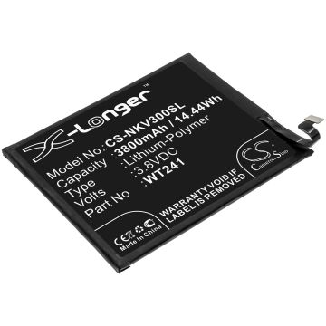 Nokia puhelimen 3 V / TA-1153 yhteensopiva akku 3800mAh