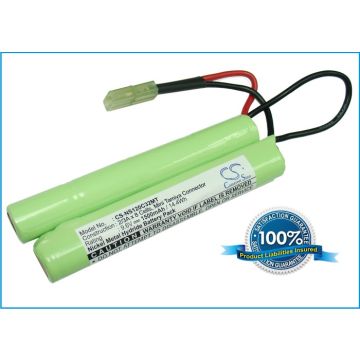 RC / airsoft akku, 1500 mAh, 9,6 V
