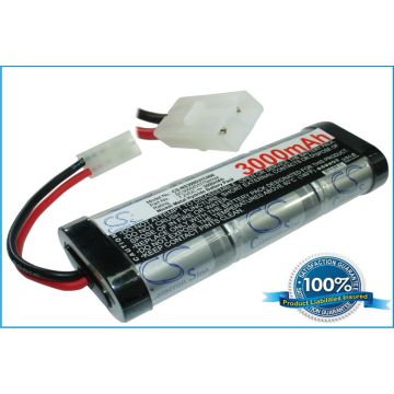 RC akku, Ni-MH 3000 7.2V Tamiya liittimet