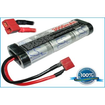 RC akku, Ni-MH 3000 7.2V Deans / T-Plug liittimet
