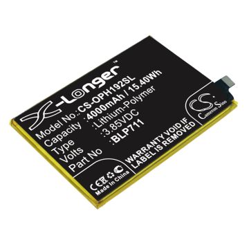 OPPO älypuhelinten 1923 / A1K yhteensopiva akku 4000mAh