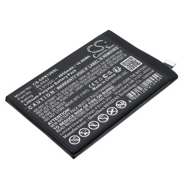 OPPO puhelimen CPH2629 / Reno12 Pro yhteensopiva akku 4850mAh