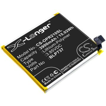 OPPO älypuhelinten CPH1945 / CPH1951 yhteensopiva akku 3900mAh