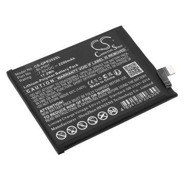 OPPO puhelimen CPH2541 / CPH2525 yhteensopiva akku 2200mAh