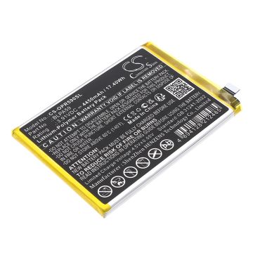 OPPO puhelimen CPH2625 / Reno12 yhteensopiva akku 4450mAh