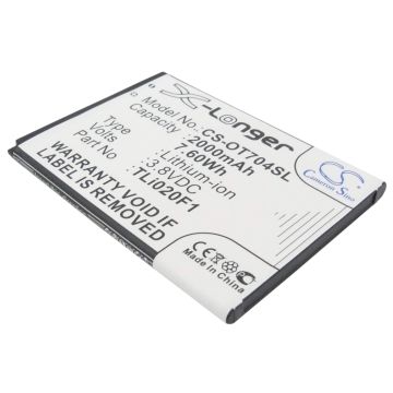 Alcatel 5044, 5044D, 5044R akku 2000mAh