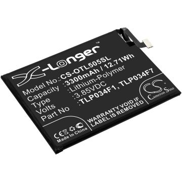 Alcatel älypuhelinten 5039D / 5053K yhteensopiva akku 3300mAh