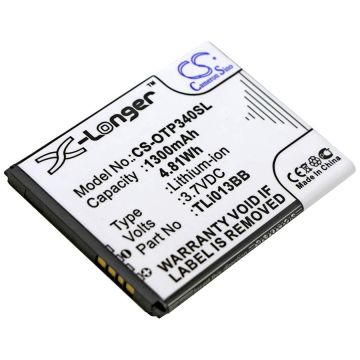 Alcatel One Touch Pixi 3 4.0, One Touch Pixi 3 4.0 3G, OT-4013 akku 1300mAh