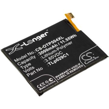 Alcatel 5049S, 5049W, 5049Z akku 3000mAh
