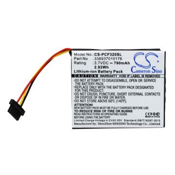 PIONEER AVIC-F320BT Navigaattorin akku 790 mAh