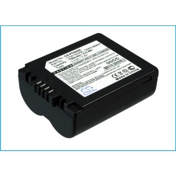 Panasonic CGA-S006, CGA-S006E, CGA-S006E/ 1B, CGR-S006, CGR-S006A/ 1B, CGR-S006E, CGR-S006E/ 1B, DMW-BMA7 yhteensopiva akku 750 mAh