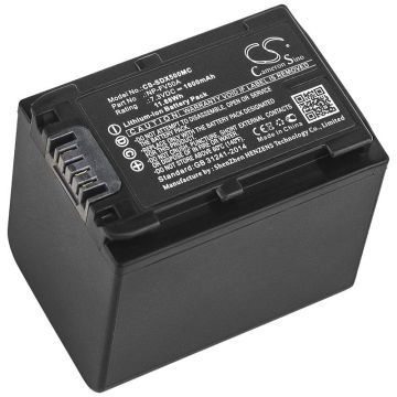 Sony FDR-AX33, FDR-AX40, FDR-AX45 akku 1600mAh