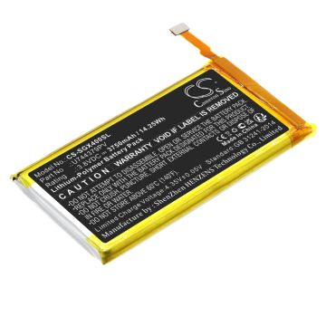 SkyGolf navigaattorin SkyCaddie SX400 yhteensopiva akku 3750mAh