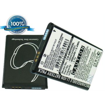 Samsung GT-E2520, GT-E2550, E2550, E2550 Monte Slider, M2510, GT-E1150, GT-E1150C, GT-M2710, GT-M2710C, GT-M2310, GT-S3030, GT-S3030C akku 650 mAh