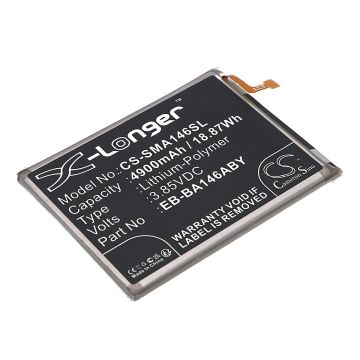 Samsung puhelimen Galaxy A14 5G / SM-A146M yhteensopiva akku 4900mAh