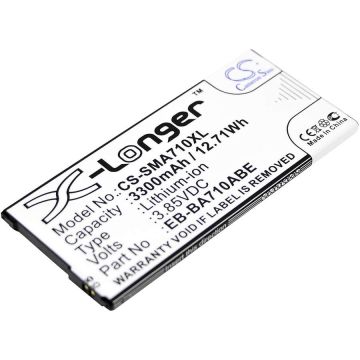 Samsung Galaxy A7 2016 Duos, Galaxy A7 2016 Duos TD-LTE, SM-A710 akku 3300mAh