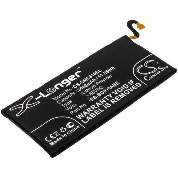 Samsung älypuhelinten Galaxy C10 Pro / Galaxy C910 yhteensopiva akku 3000mAh