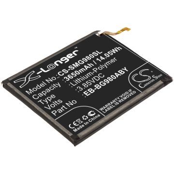 Samsung älypuhelinten Galaxy S11e / Galaxy S20 yhteensopiva akku 3650mAh