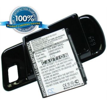 Samsung GT-I7500, GT-I7500H tehoakku laajennetulla takakannella 2000 mAh
